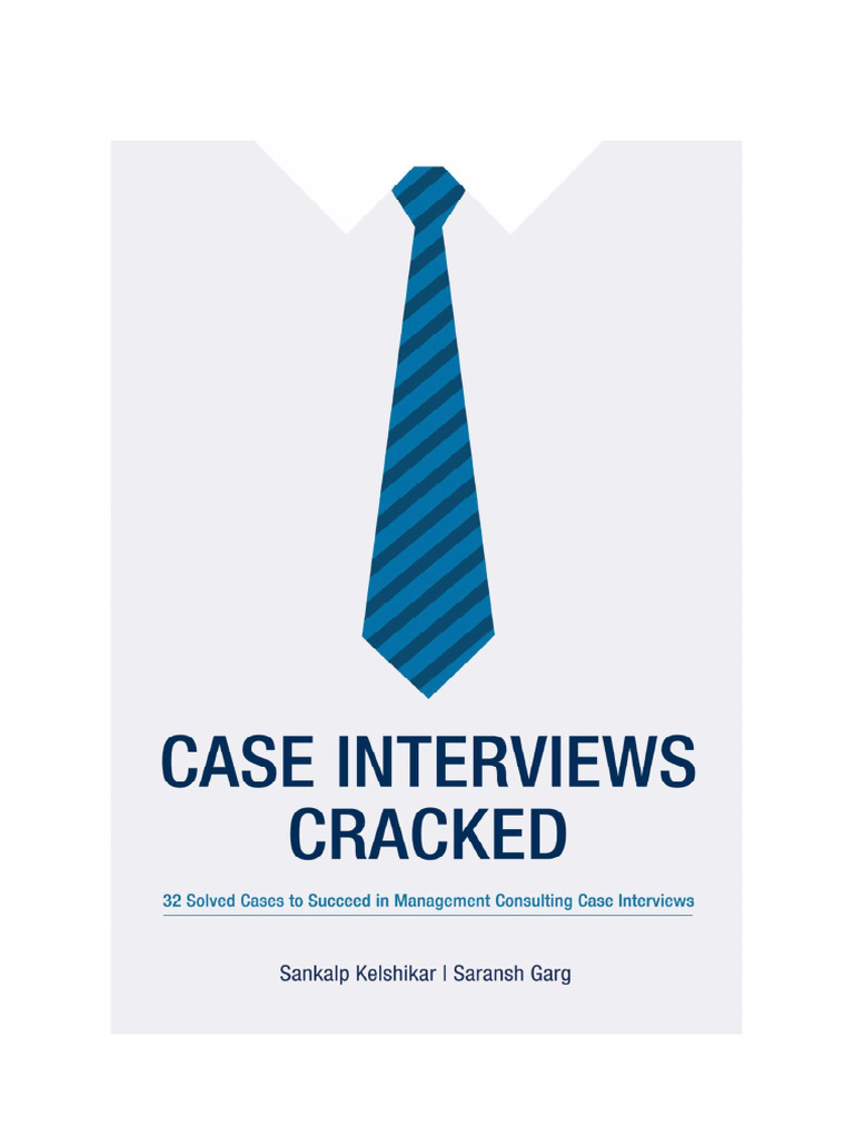 Case Interview Cracked Pdf Profit Economics Market Segmentation