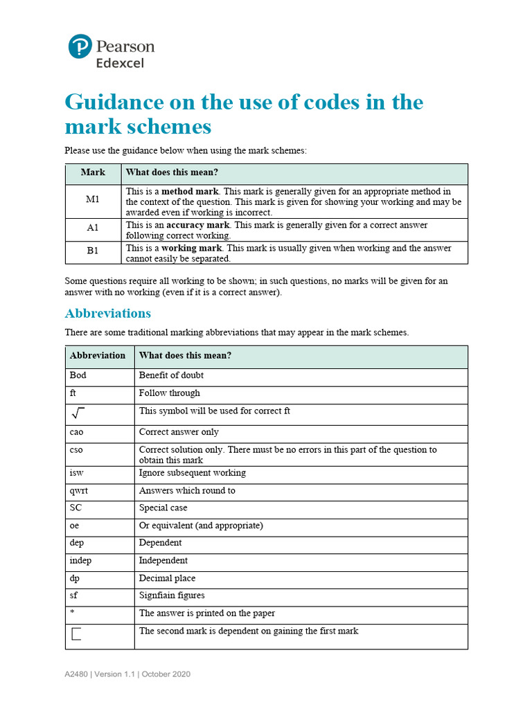 Mark Scheme Guidance | PDF | Computers