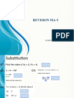 Revision MA-1 Part 2