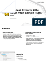 Autodesk Inventor 2024 iLogic-Vault Sample Rules