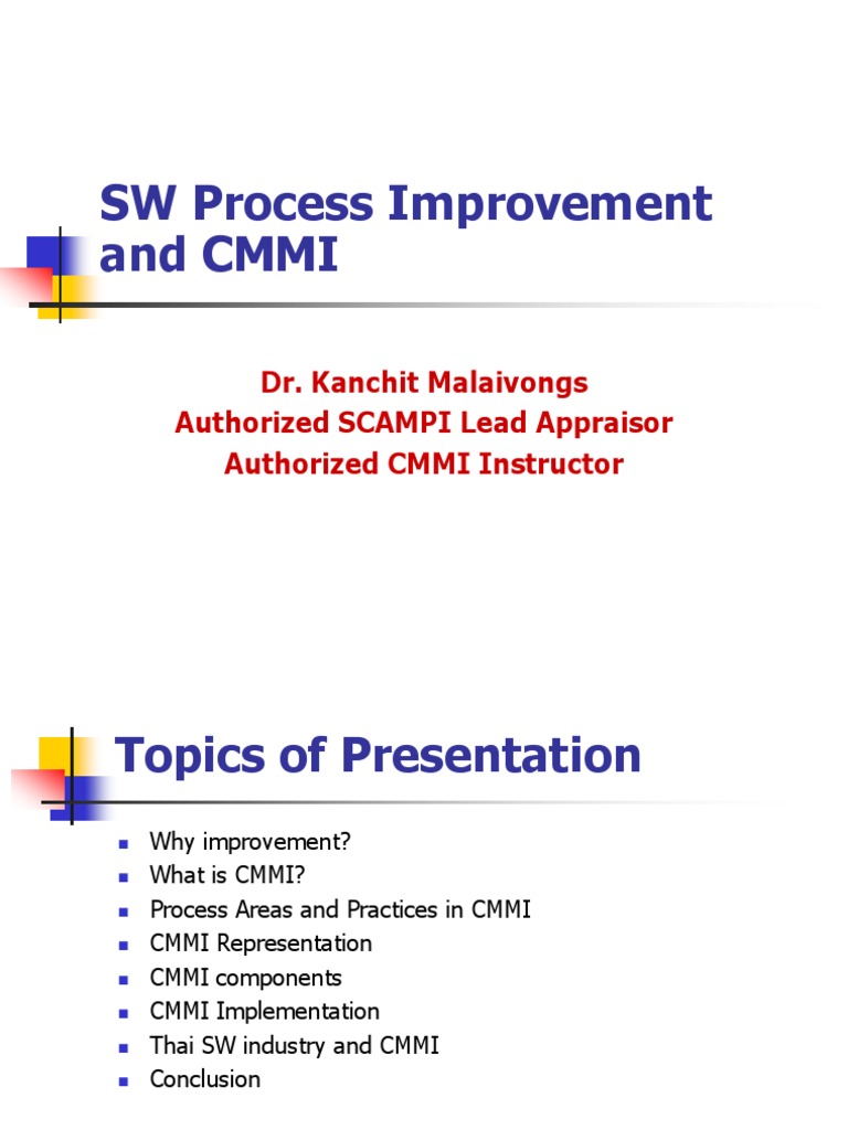 Software Process Improvement and CMMI | PDF