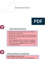 Uji Kualitas Data