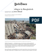 Building Collapse in Bangladesh