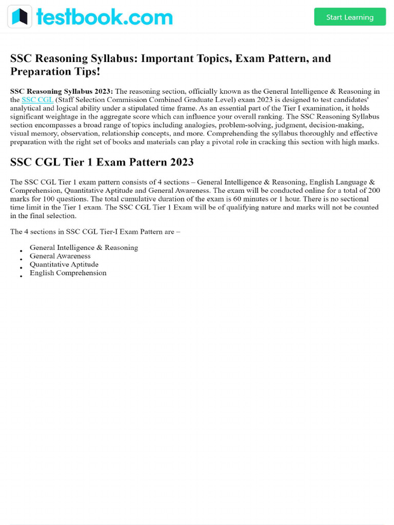 Aptitude And Reasoning Syllabus Copy