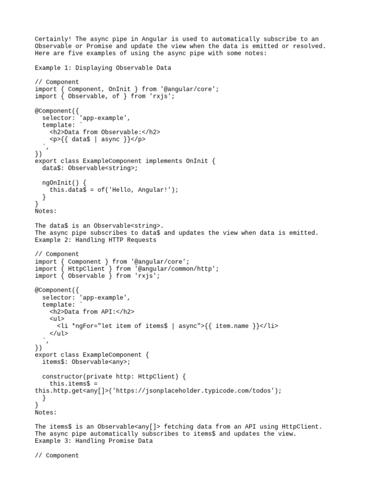 Async Pipes PDF Computer Architecture Computer Engineering