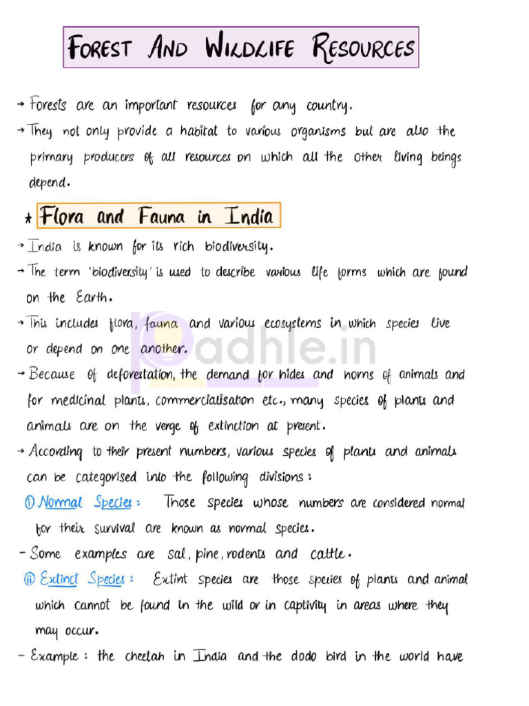 Resources Class 10 Pdf