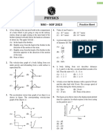Complete NSO - SOF Physics (Part 1) - Practice Sheet Notes - (Only PDF