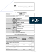 Planeación Seguimiento Evaluación Ep