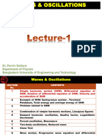 Psmony Lec-1 - Waves & Oscillations