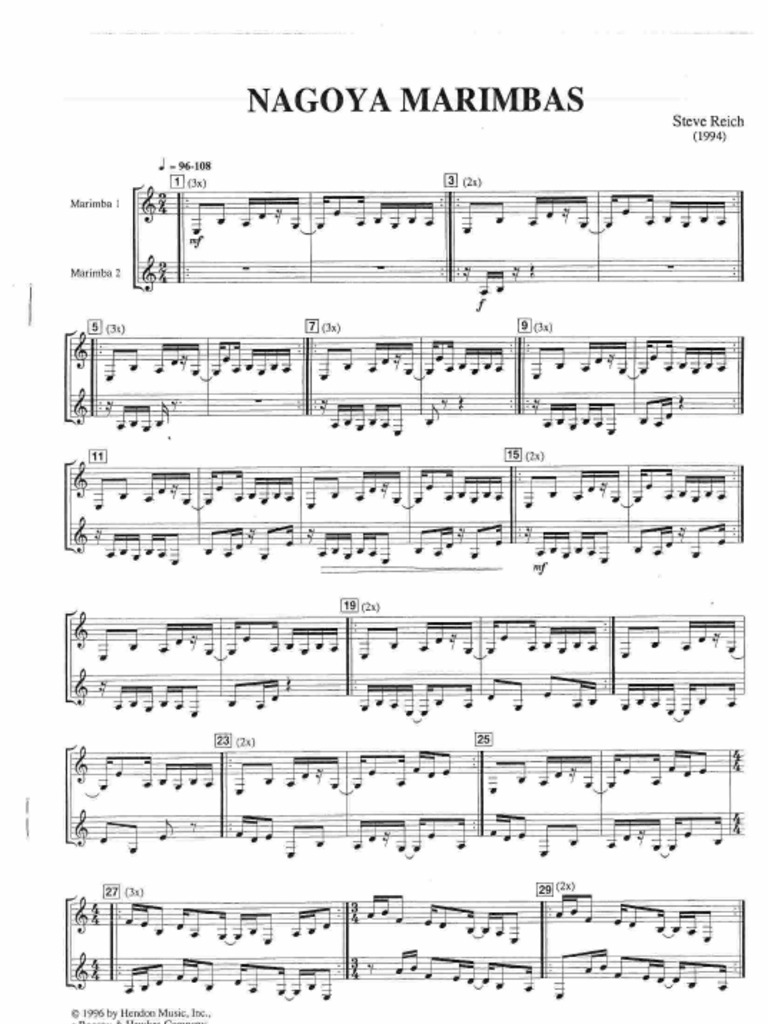 General Nagoya Marimbas PDF