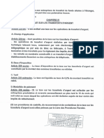 Extrait Loi de finance Taxe sur les transferts d'argent TTA