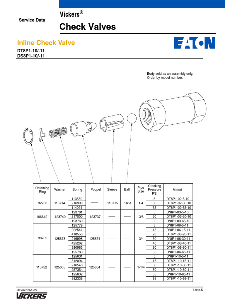 Check Valve | PDF | Valve | Pipe (Fluid Conveyance)
