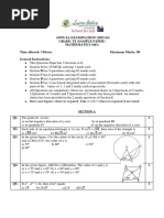 Maths Sample Paper