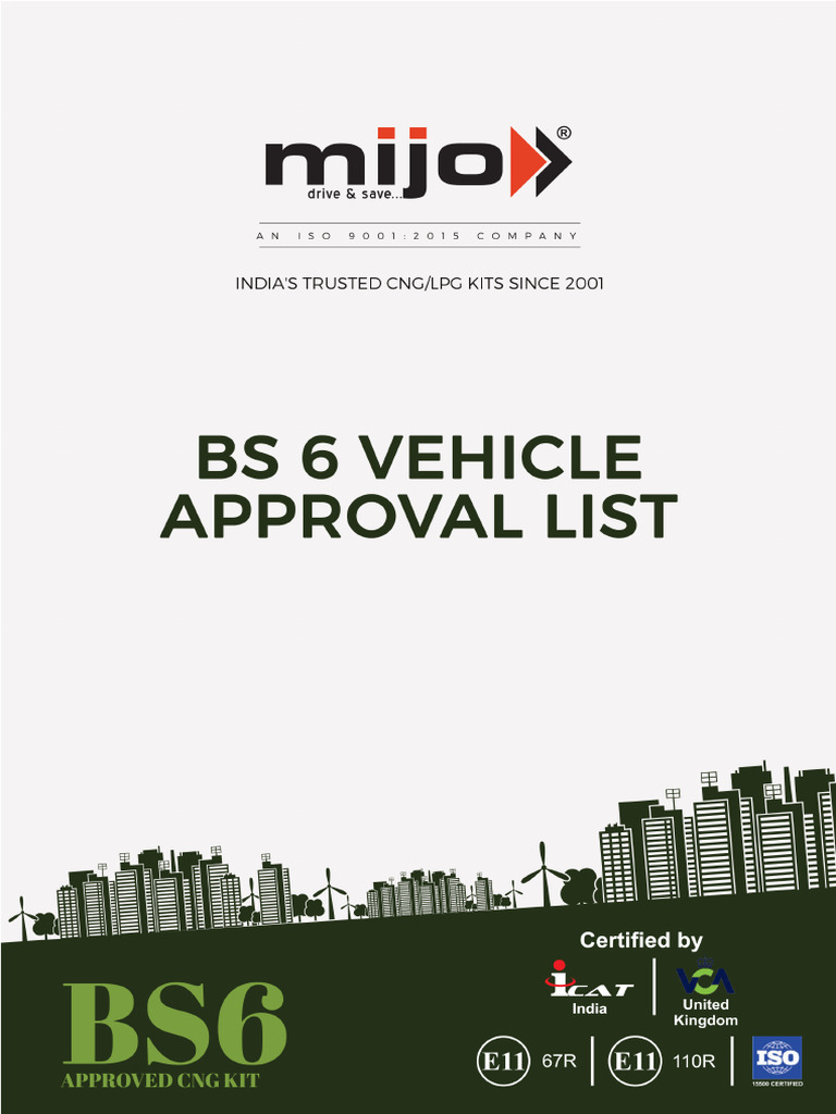 BS 6 APPROVED VEHICLE LIST Jan12 PDF Cars Of Japan Wheeled Vehicles