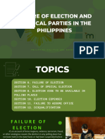 Nature of Election and Political Parties in The Philippines