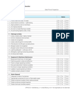 Sample Workplace Inspection Checklist R