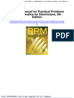 Full Solution Manual For Practical Problems in Mathematics For Electricians 9Th Edition PDF Docx Full Chapter Chapter