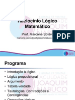 Aula 01 - Racioc Nio L Gico