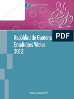 Estadísticas Vitales - República de Guatemala