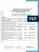 Cronograma de Atividades Mensal-Setembro