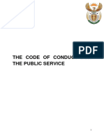 The Code of Conduct For The Public Service