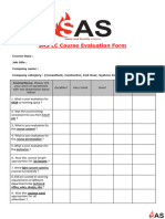 SAS LC Course Evaluation