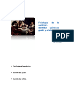 Tema 22. Fisiología de La Audición. Sentidos Químimcos Gusto y Olfato