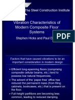 Vibration Characteristics of Modern Composite Floor Systems