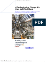 Full Society and Technological Change 8Th Edition Volti Test Bank PDF Docx Full Chapter Chapter