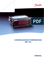 Controlador de Temperatura Danfoss Ekc 102