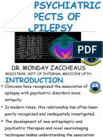 Neuropsychiatric Aspects of Epilepsy by Dr. Monday Zaccheaus