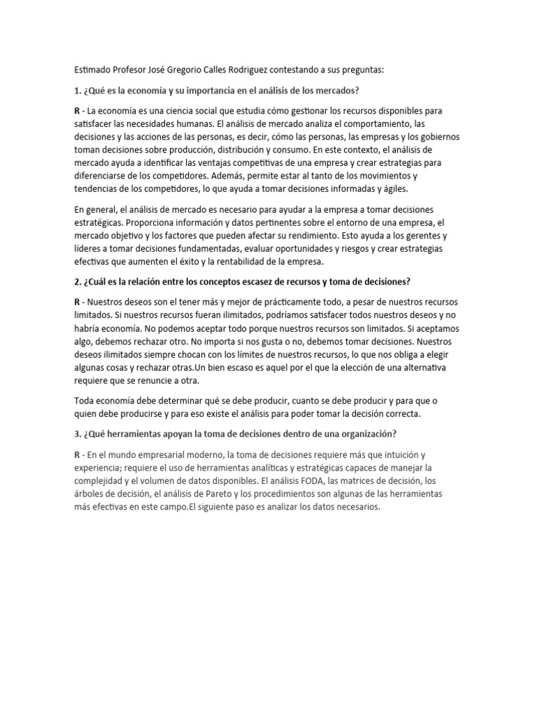 Foro 1 | PDF | Business | Toma de decisiones