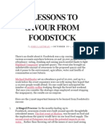 5 Lessons To Savour From Foodstock