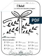 Fichas de 1º - É Natal