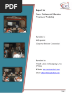 Report On Career Guidance Workshop