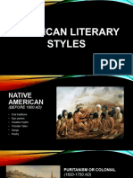 American Literature Intro and Native American Oral Literature PP
