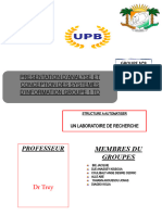 Presentation D'Analyse Et Conception Des Systemes D'Information Groupe 1 TD