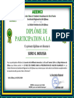 Diplome de Participation Jma 2024
