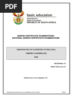 Sesotho FAL P2 May-June 2023