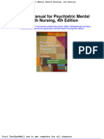 Download Full Solution Manual For Psychiatric Mental Health Nursing 4Th Edition pdf docx full chapter chapter