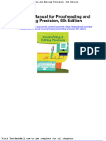 Download Full Solution Manual For Proofreading And Editing Precision 6Th Edition pdf docx full chapter chapter