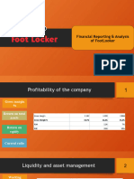 Financial Reporting and Analysis of FootLooker