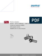 Part-Turn Actuators SG 05.1-12.1, SGR 05.1-12.1 With Controls