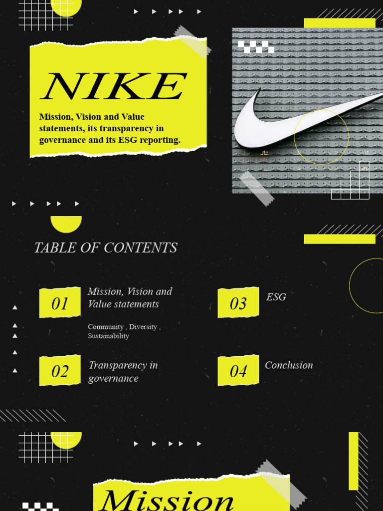 nike esg