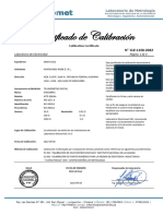 Certificado Telurometro