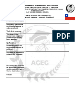 Ficha de Inscripción Ponente - Congreso Internacional Ageg - Unia 2024