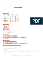 Produit Scalaire Exercices de Maths en 1ere 393