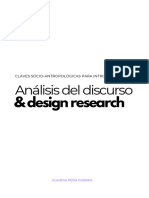CLAVES SOCIO-ANTROPOLÓGICAS PARA INTRODUCIRSE EN Análisis Del Discurso & Design Research