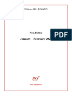 Gallimard - Non Fiction January - February 2020