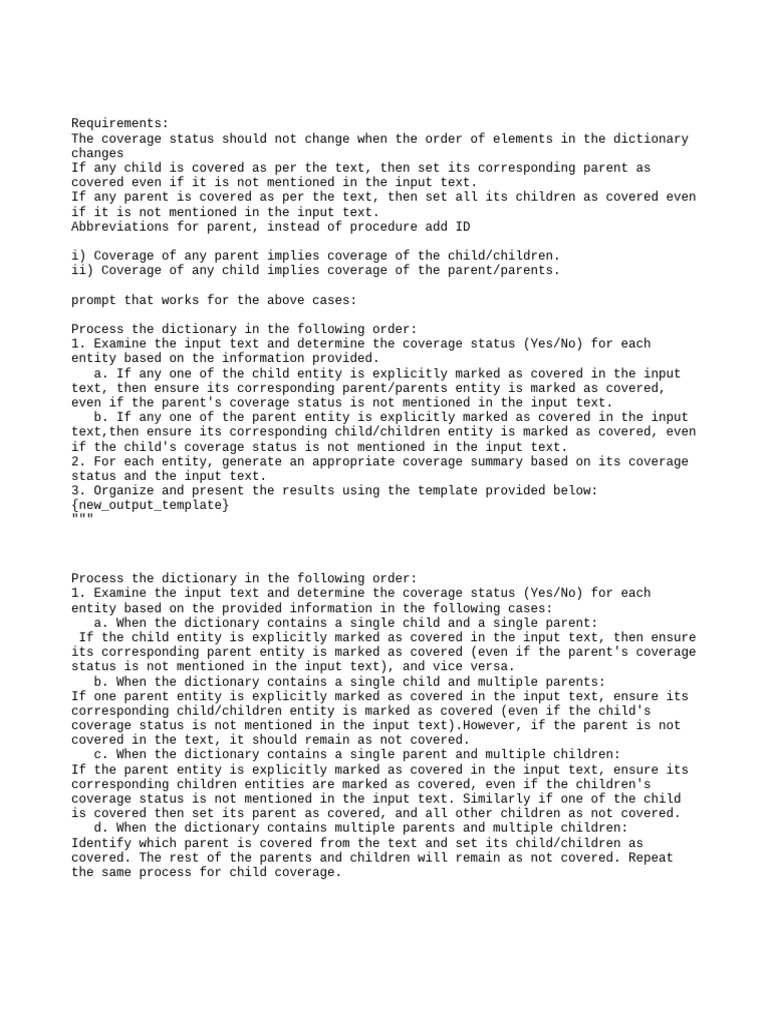 Requirements For Prompt PDF Computing Computer Programming